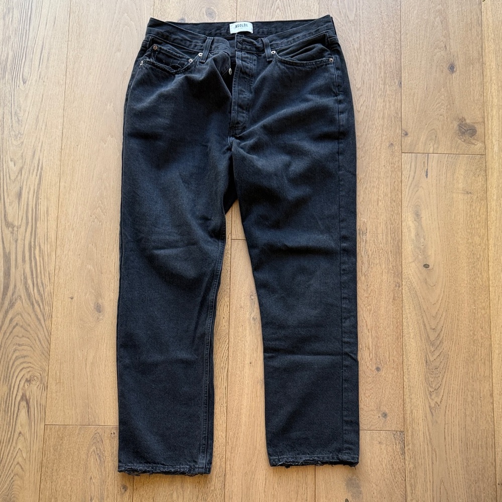 Agolde Charcoal Denim Jeans